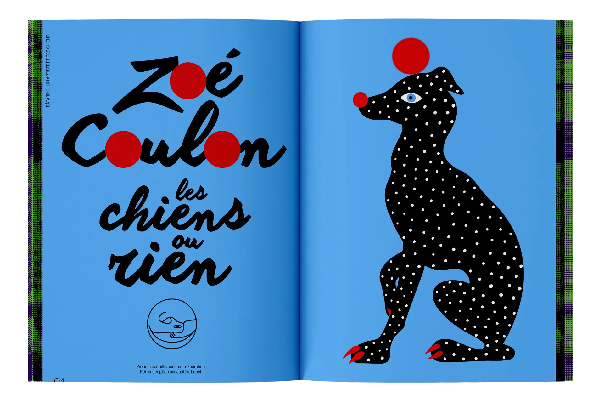 bâtard magazine 1 zoé coulon les chiens ou rien