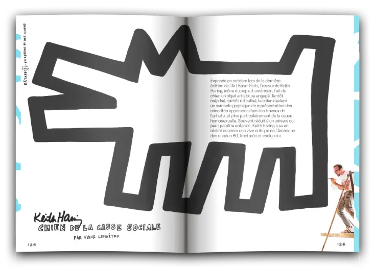 bâtard magazine 7 keith haring