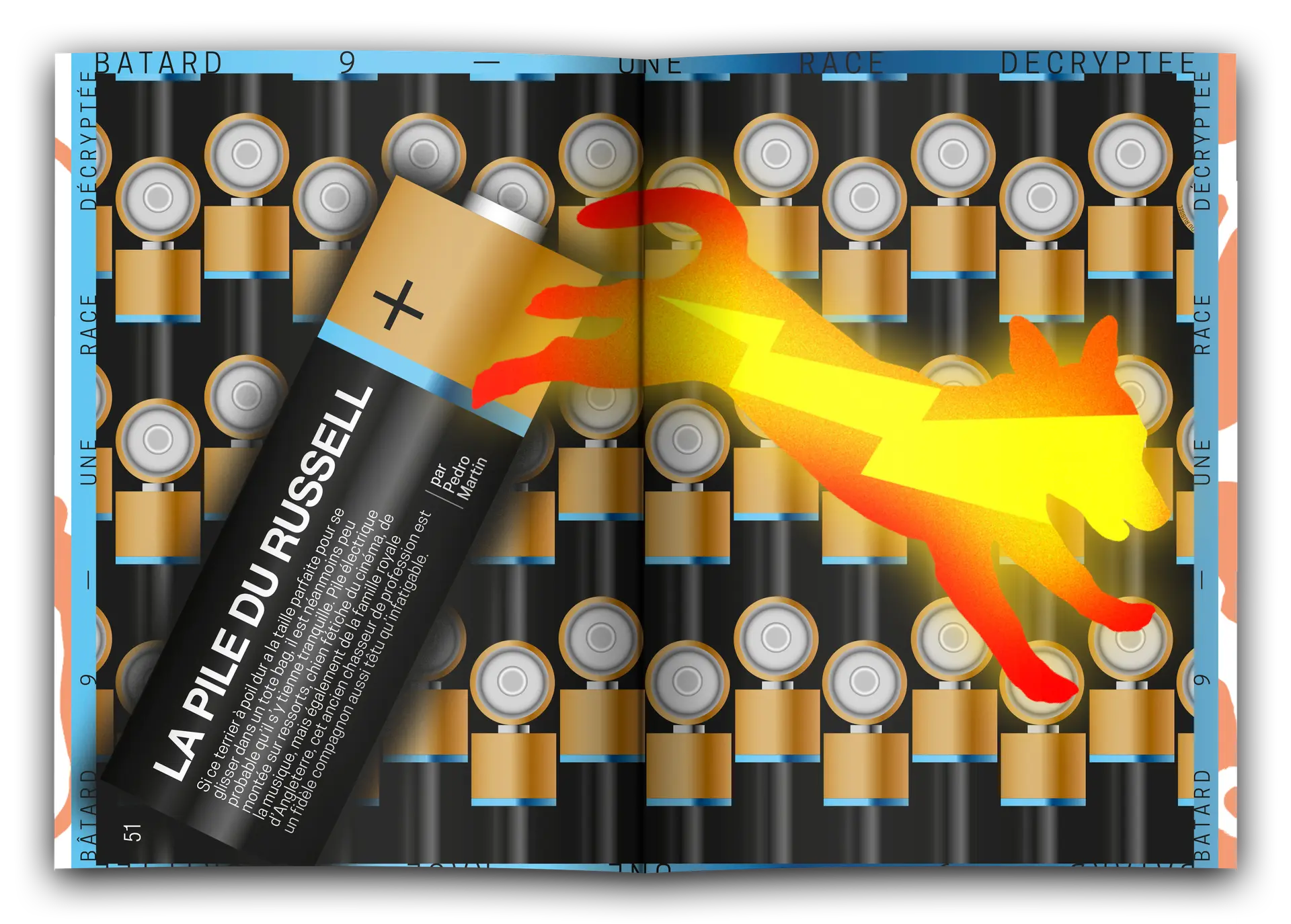 bâtard magazine 8 la pile du russell