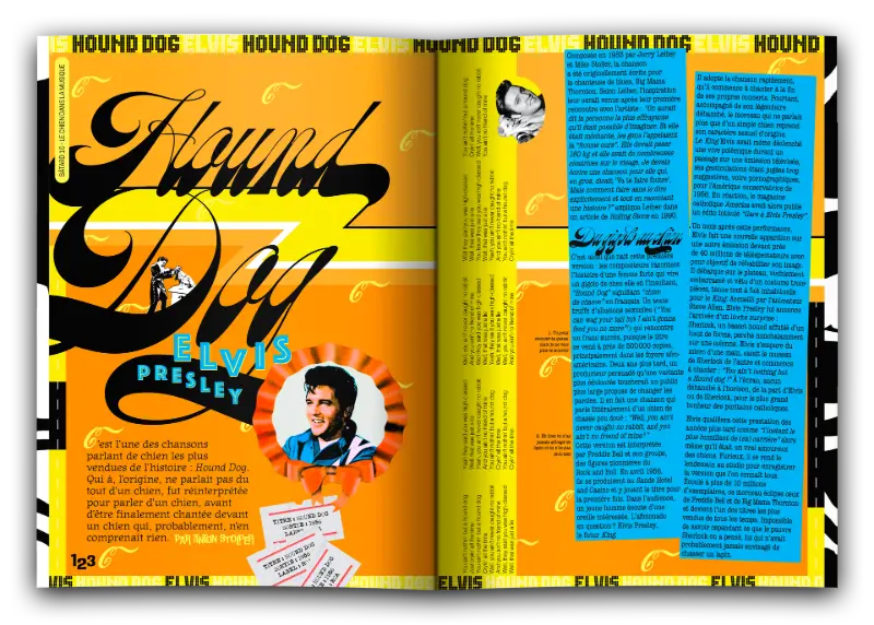 bâtard magazine 9 hound dog elvis presley