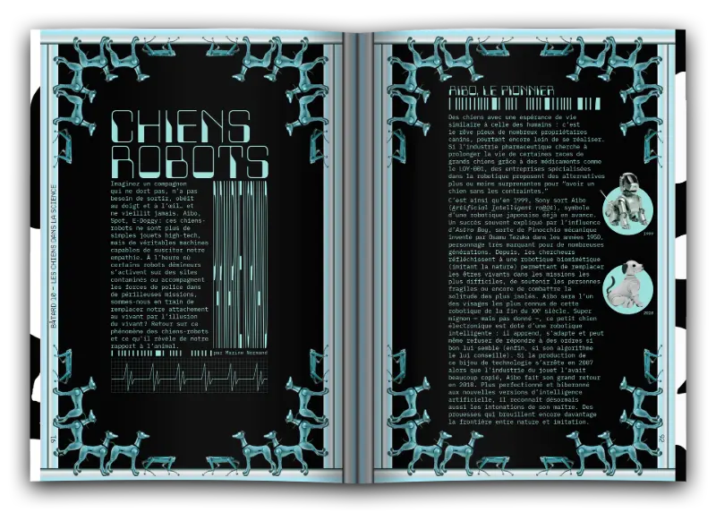bâtard magazine 9 chiens robots
