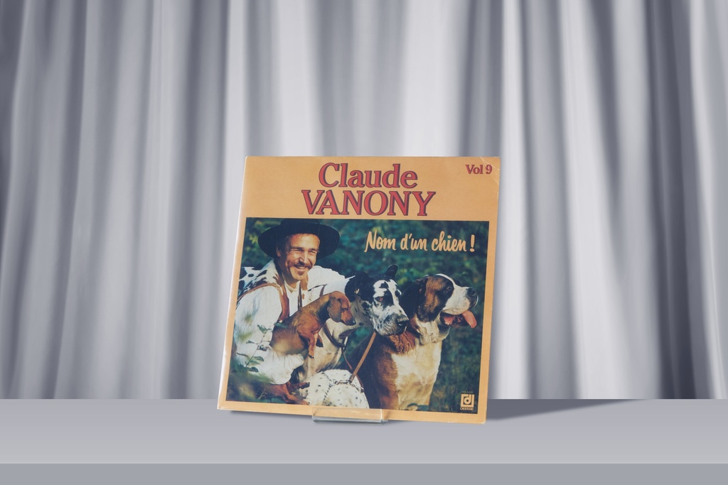 Vinyle 33T - Nom d'un chien ! Claude Vanony
